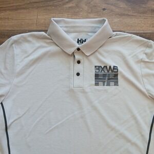 Helly Hansen Polo Mens Extra Large Grey‎ Hydropower Sailing Outdoors Performance